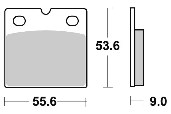 SBS Jarrupalat Ceramic 506HF - Moottoripyörän jarrupalat - 23-506HF - 1