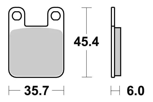 SBS Jarrupalat Ceramic 559HF - Moottoripyörän jarrupalat - 23-559HF - 1