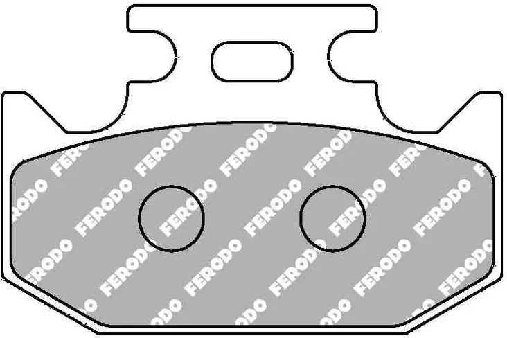 Ferodo jarrupalat Sinter Grip MX taakse: - Moottoripyörän jarrupalat - 236-FDB659SG - 1