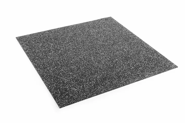 Pro Rubber Flooring 102 x 102 x 0,8 cm, black-grey - Kuntosalimatot ja alustat - GS61226-8BG - 1