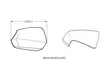 Puig Hand Guards Universal Maxiscooter C/Smoke - Moottoripyörän käsisuojat - 33-3488H - 1