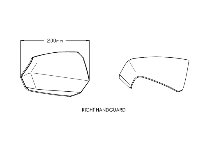 Puig Hand Guards Universal Maxiscooter C/Smoke - Moottoripyörän käsisuojat - 33-3488H - 1