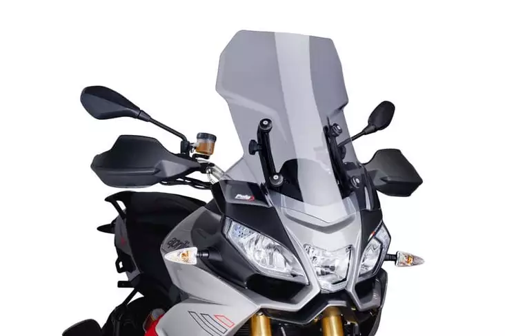 Puig Touring Screen Aprilia Caponord 1200 13-17'C/Smoke - Moottoripyörän tuulisuojat - 33-6484H - 1