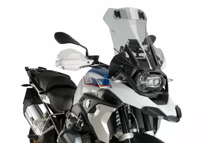 Puig Touring Shields W/Visor Bmw R1200Gs 13-18' C/Smoke - Moottoripyörän tuulisuojat - 33-6504H - 1