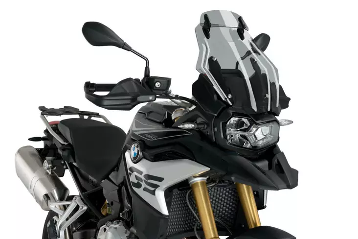 Puig Tuulisuoja visiirillä Touring Bmw F850Gs/Ad 18', savu - Moottoripyörän tuulisuojat - 33-3831H - 1