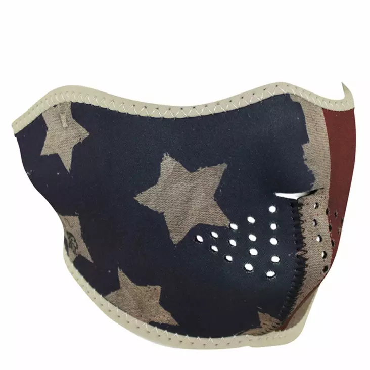 ZanHeadgear neopreenimaski, puolikas, Patriot - Neopreenimaskit ja huivit - WNFM408H - 1