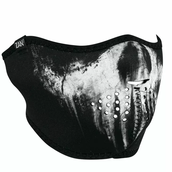 ZanHeadgear neopreenimaski, puolikas, Skull Ghost - Neopreenimaskit ja huivit - WNFM409H - 1