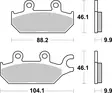 SBS Jarrupalat Sintered Offroad 971SI - Mönkijän jarrupalat - 23-971SI - 2