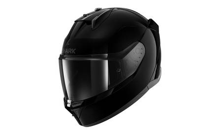 Moottoripyöräkypärä Shark D-Skwal 3, musta - Umpikypärät - HE0900EBLK - 1