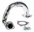 Turbo Kit Pakoputken Alkukäyrä, Kromi, Racing, Aprilia SX 06- / Derbi Senda 10- - Mopon pakoputket - 308-72880K - 1