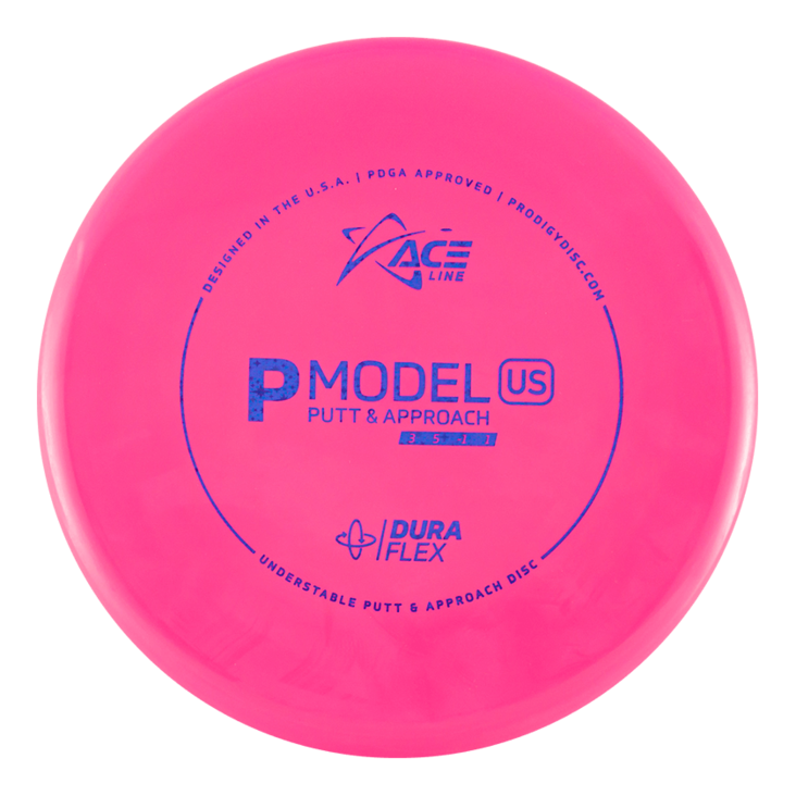 Frisbeegolfkiekko Prodigy ACE Line P Model US DuraFlex - Putterit - P-US-DF-175-PINK - 1