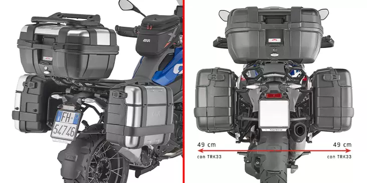 Givi Pannier Holder Bmw R1300Gs (2024) - Moottoripyörän laukkujen kiinnikesarjat - 322-PLO5143MK - 1