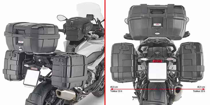 GIVI PORTAV.LAT.BMW S1000XR 2020 - Moottoripyörän laukkujen kiinnikesarjat - 322-PLO5138MK - 1