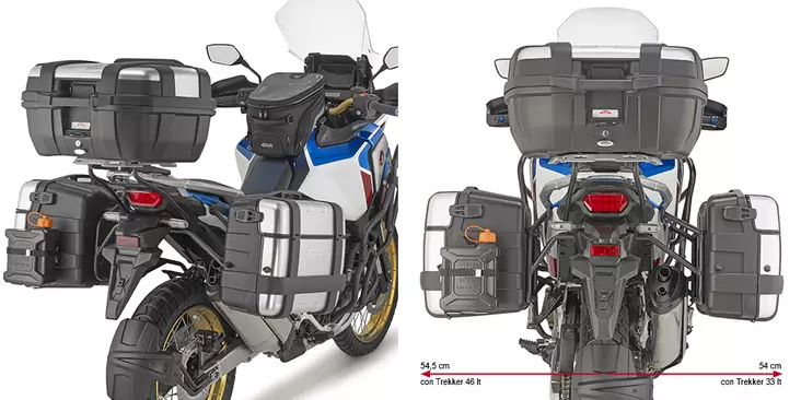 GIVI TUB.PANN.HOLDER HONDA CRF1100L - Moottoripyörän laukkujen kiinnikesarjat - 322-PLO1178MK - 1