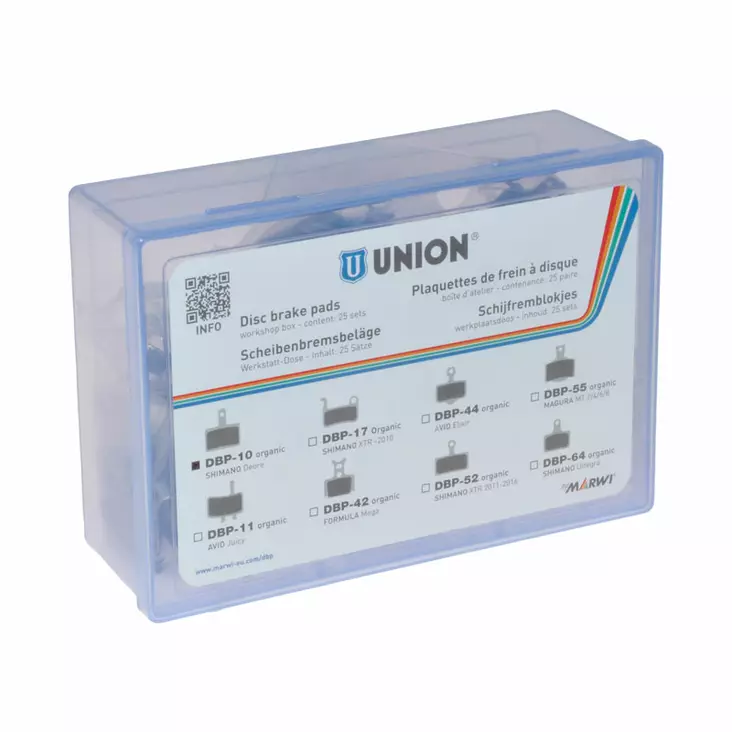 Levyjarrupala marwi, dbp-44, workshop box, 25 pr, avid / elixir - Polkupyörän levyjarrupalat - DBP-44-BULK - 1