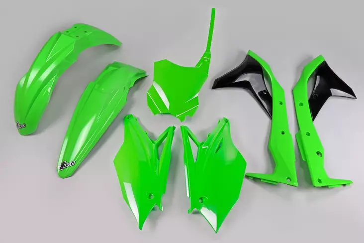 UFO Muovisarja 5-osainen KXF250 Orginal 999 2018- OEM 2020 - Crossipyörän muovisarjat - 650-K225-999AK - 1