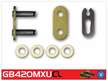RK GB420MXU2 Ketjulukko Kulta - Crossipyörän ketjut - 282-420200-CL - 1