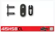 RK 415HSB Ketjulukko - Mopon ketjut - 282-415105-CL - 1