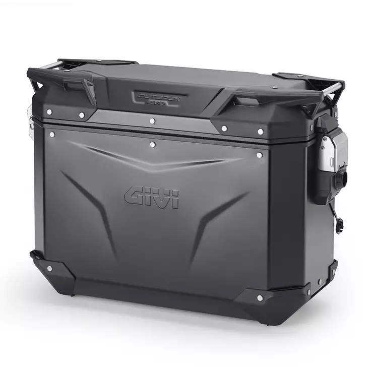 Givi Left Black Alum Case 37Lt. OBKEVO 2 - Moottoripyörän perälaukut - 321-OBKEV37BL - 1