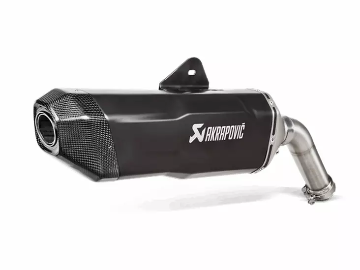 Akrapovic Slip-On Line (Titaani) Musta F 750 GS, F 850 GS. F900 GS 2018-2024 - Moottoripyörän putket - 461-B9SO3-HFBFCTBL - 1