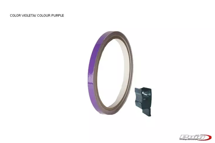 Puig Rim Strip 6 Meters+Aplicator C/Violet Fluorescent - Vanneteipit - 33-4542L - 1