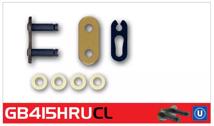 RK GB415HRU Ketjulukko - Crossipyörän ketjut - 282-415120-CL - 1