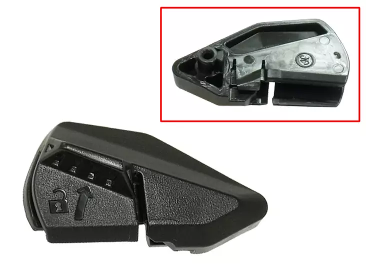 Sno-X kuomunlukko, eteen vasen, Ski-Doo - Moottorikelkan kuomunlukot - 86-12587L - 2