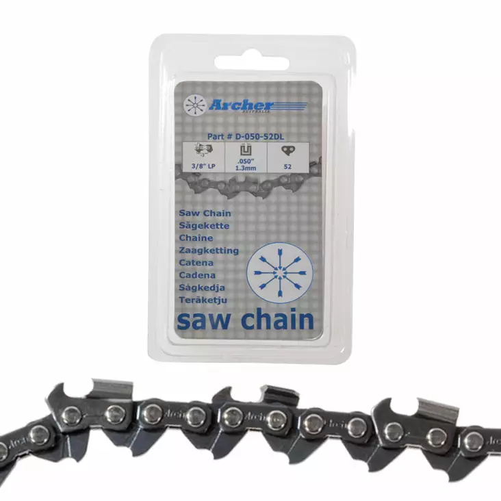 Teräketju ARCHER 3/8" LP 1,3 mm Micro 47 vetolenkkiä - 3/8" Lp Micro jako - 446-D-050-47DL - 1