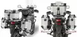 Givi putkisivutelineet Trekker Outback Suzuki DL650 V-Strom 17- - Moottoripyörän laukkujen kiinnikesarjat - 322-PL3112CAM - 1
