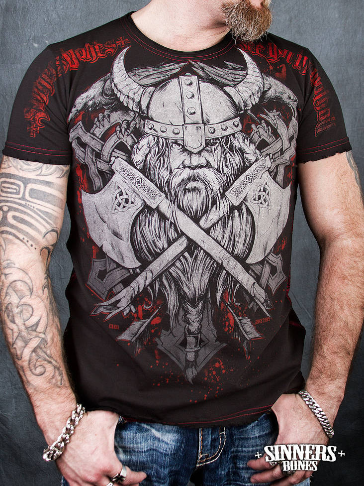 Sinners Bones - See You in Walhall t-paita - T-paidat - SB0013-M - 1