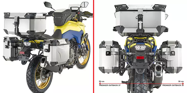 Givi PANNIER HOL. SUZUKI V-STROM 800DE ( - Moottoripyörän laukkujen kiinnikesarjat - 322-PLOS3125CAM - 1