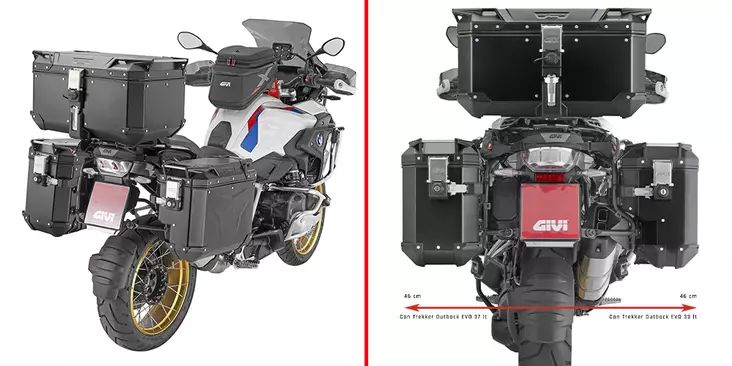 Givi Pannier Holder Bmw R1250Gs (19-23) - Moottoripyörän laukkujen kiinnikesarjat - 322-PLOS5108CAM - 1