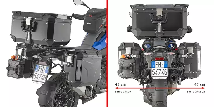 Givi Pannier Holder Bmw R1300Gs (2024) - Moottoripyörän laukkujen kiinnikesarjat - 322-PLOS5143CAM - 1