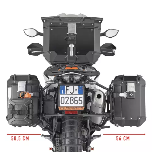 Givi Pann.Holder Ktm 890 Smt 2023 X Outb - Moottoripyörän laukkujen kiinnikesarjat - 322-PLO7717CAM - 1