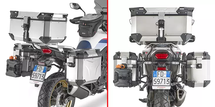 Givi Pannier Holder Honda XL750 Transalp - Moottoripyörän laukkujen kiinnikesarjat - 322-PLO1201CAM - 1