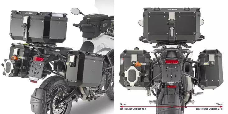 Givi Pannier Holder Triumph Tiger 900 (2 - Moottoripyörän laukkujen kiinnikesarjat - 322-PLO6425CAM - 1