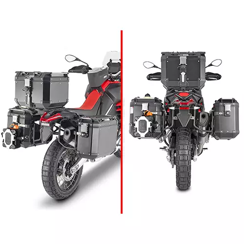 Givi TUB.PANN.HOLDER APRILIA TUAREG 660 - Moottoripyörän laukkujen kiinnikesarjat - 322-PLO6710CAM - 1