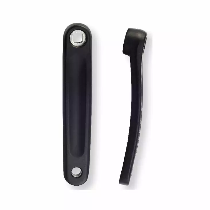 Kampi vasen 170mm, alu, musta, neliö - Polkupyörän kammet - 60303M - 1