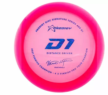 Frisbeegolfkiekko Prodigy D1 400 - Väinö Mäkelä Signature - Pituusdraiverit - 400-174-MAKELA-PIN - 1