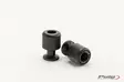 Puig Spool Slider C/Black - Moottoripyörän crashpadit - 33-7184N - 0