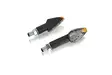 Puig Turn Light Peak Short Black Leds Homologated - Moottoripyörän vilkut - 33-4491N - 1