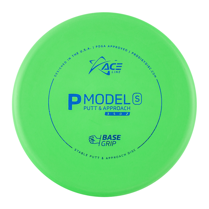 Frisbeegolfkiekko Prodigy ACE Line P Model S BaseGrip - Putterit - P-S-BG-175-GREEN - 1
