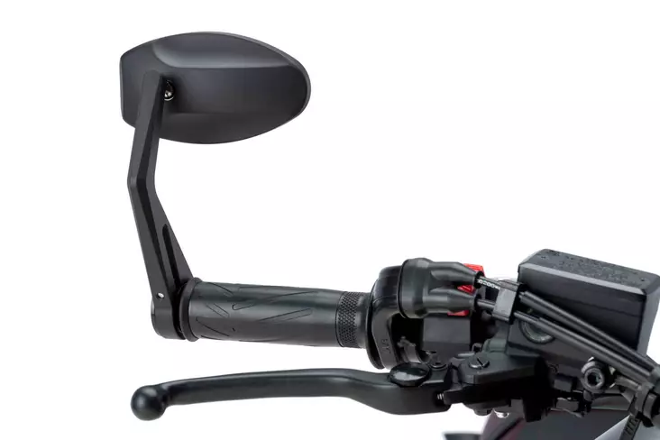 Puig Handlebar End Mirror Mp L/Der./Izdo. C/Black - Moottoripyörän peilit - 33-5220N - 1