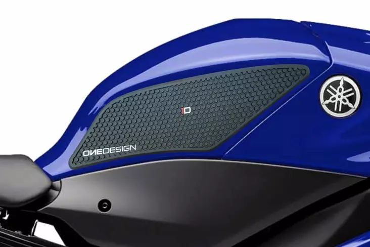 Puig Lateral Tank Pads Yamaha C/Black - Moottoripyörän tankinsuojat - 33-20096N - 1