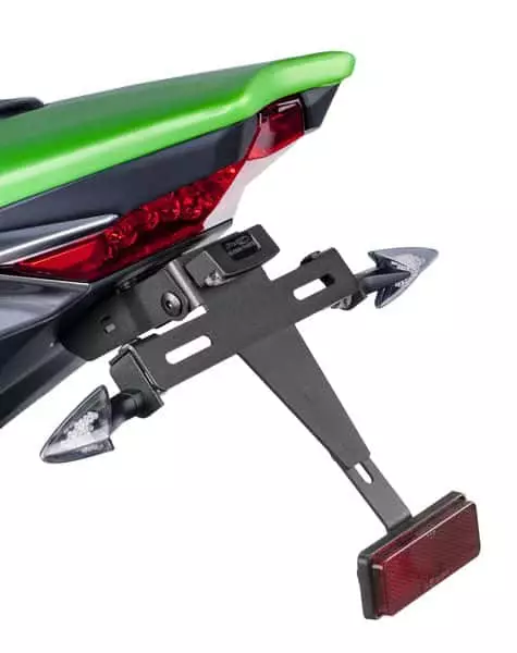 Puig License Support Kawasaki Z1000 14-18/R 17-18' - Moottoripyörän kilpitelineet - 33-7102N - 1