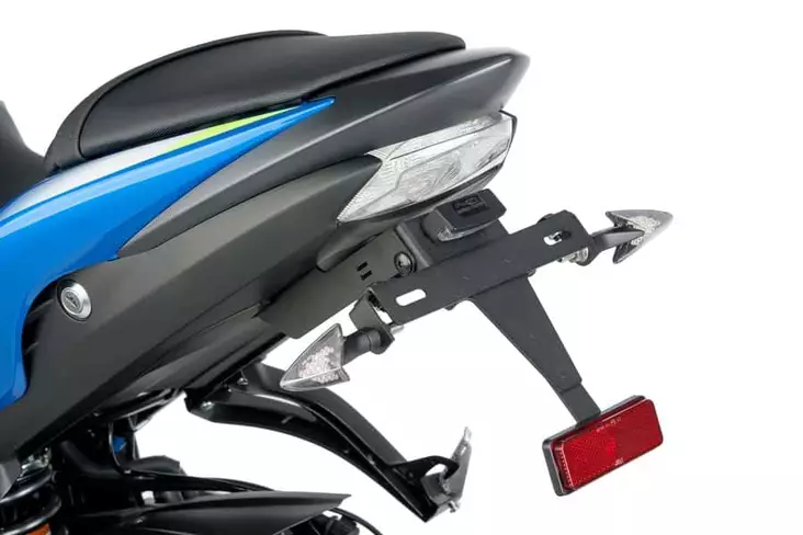 Puig License Support Suzuki Gsx-S750/Gsx-S1000/S1000F - Moottoripyörän kilpitelineet - 33-9422N - 1