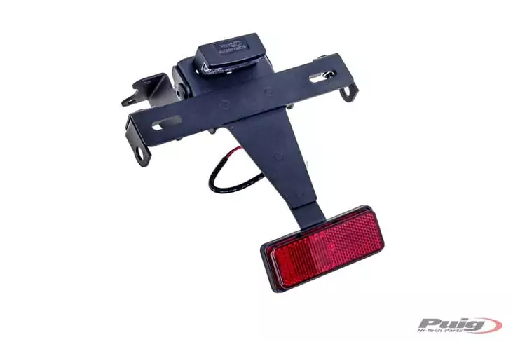 Puig License Support Yamaha Mt-07 14'-18' C/Black - Moottoripyörän kilpitelineet - 33-7108N - 1