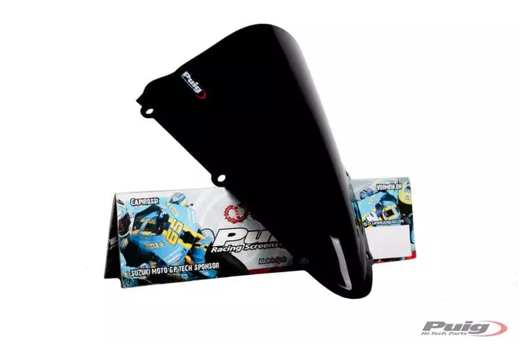 Puig Racing Screen Yamaha Yzf-R125 08'-18' C/Black - Moottoripyörän tuulisuojat - 33-4637N - 1