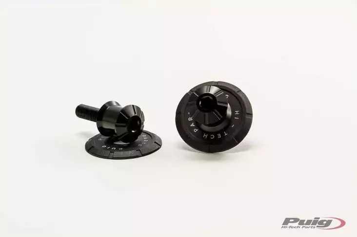 Puig Spools Hi-Tech Parts Dim.6 C/Black - Moottoripyörän crashpadit - 33-9258N - 1