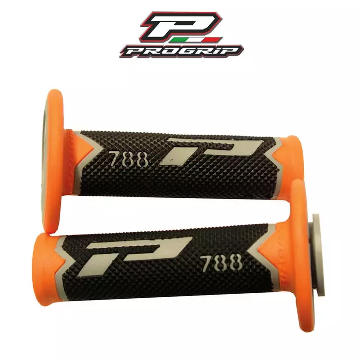 Progrip Tupet 788, harmaa/musta/oranssi, 22/25mm - Kahvatupit - 457-PG788GBO - 1